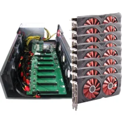 8X GPU XFX 570 MINING RIG