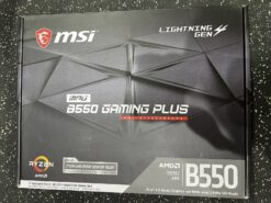MSI - B550 GAMING PLUS (Socket AM4) USB-C Gen 2 AMD ATX GAMING Motherboard PC