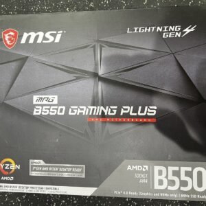 MSI - B550 GAMING PLUS (Socket AM4) USB-C Gen 2 AMD ATX GAMING Motherboard PC